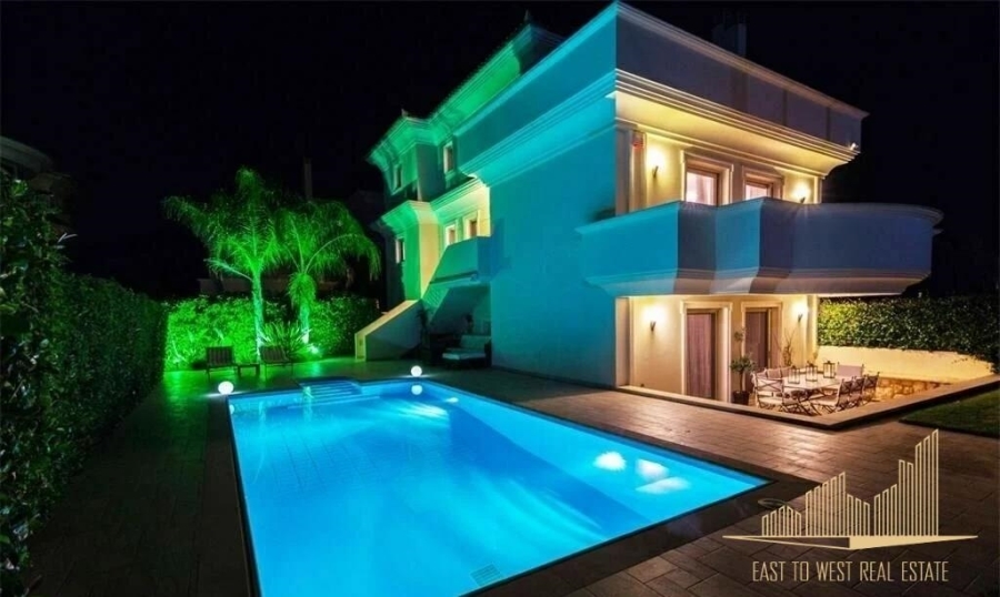 (En vente) Habitation Villa || East Attica/Kalyvia-Lagonisi - 256 M2, 4 Chambres à coucher, 1.400.000€ 